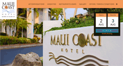 Desktop Screenshot of mauicoasthotel.com